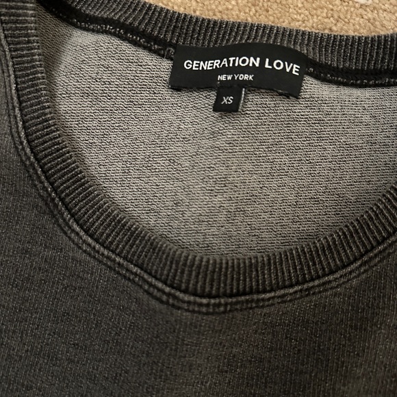 Generation Love Gray Ruffle Trim Sweater and Joggers Set - Picture 3 of 5